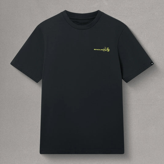 ENDURA PEDAL POWER GRAPHIC Carbon T-Shirt Grey