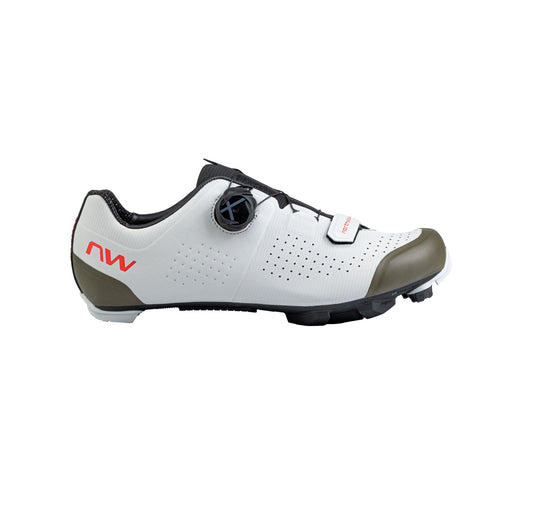 NORTHWAVE RAZER Ljusgrå/grön XC/Gravel MTB-skor