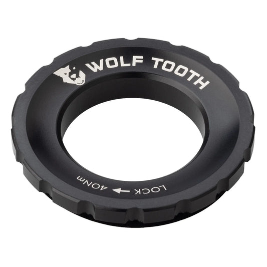 WOLF TOOTH Centerlock-mutter (utvändig), svart