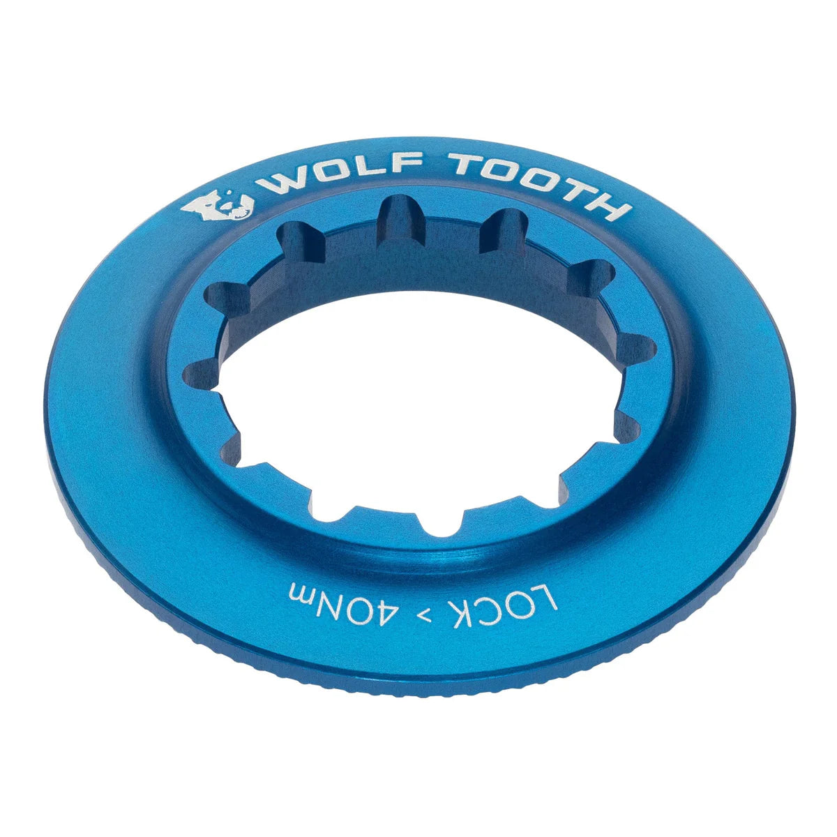 WOLF TOOTH Centerlock-mutter (inre), blå