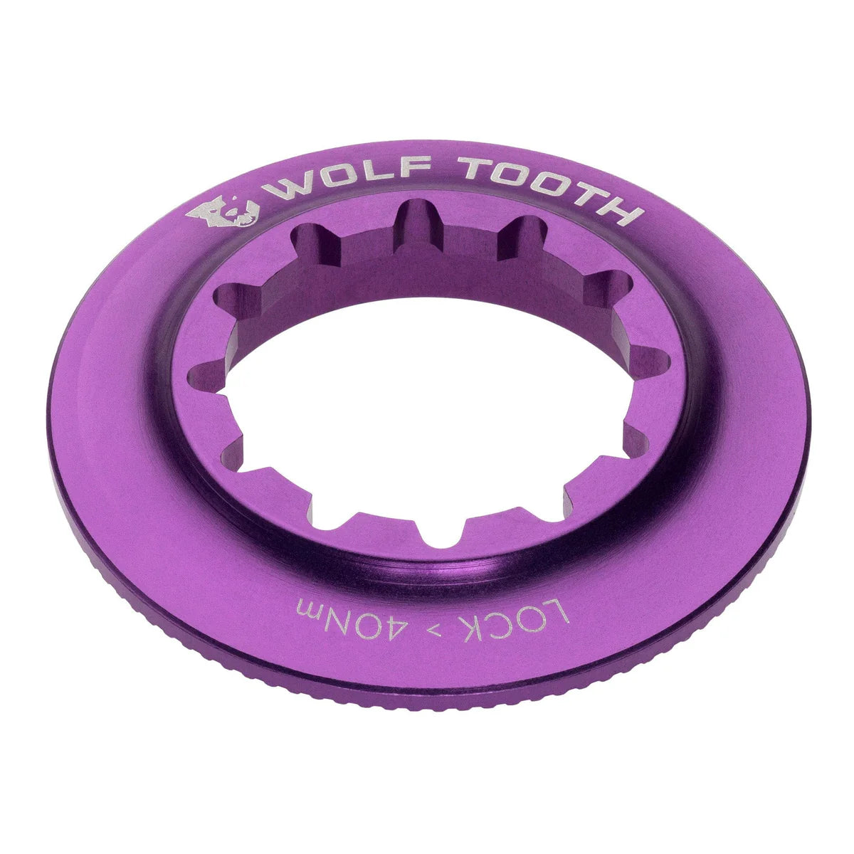 WOLF TOOTH Centerlock-mutter (inre) – Lila