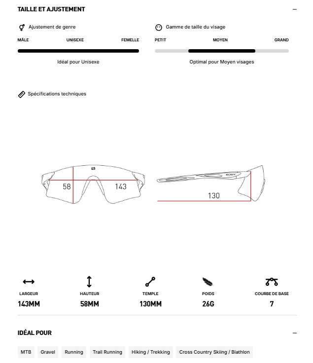 Glasses RUDY PROJECT ASTRAL SPHERE Frozen Cherry Mat Lenses IMPACTX™ Photochromic Red