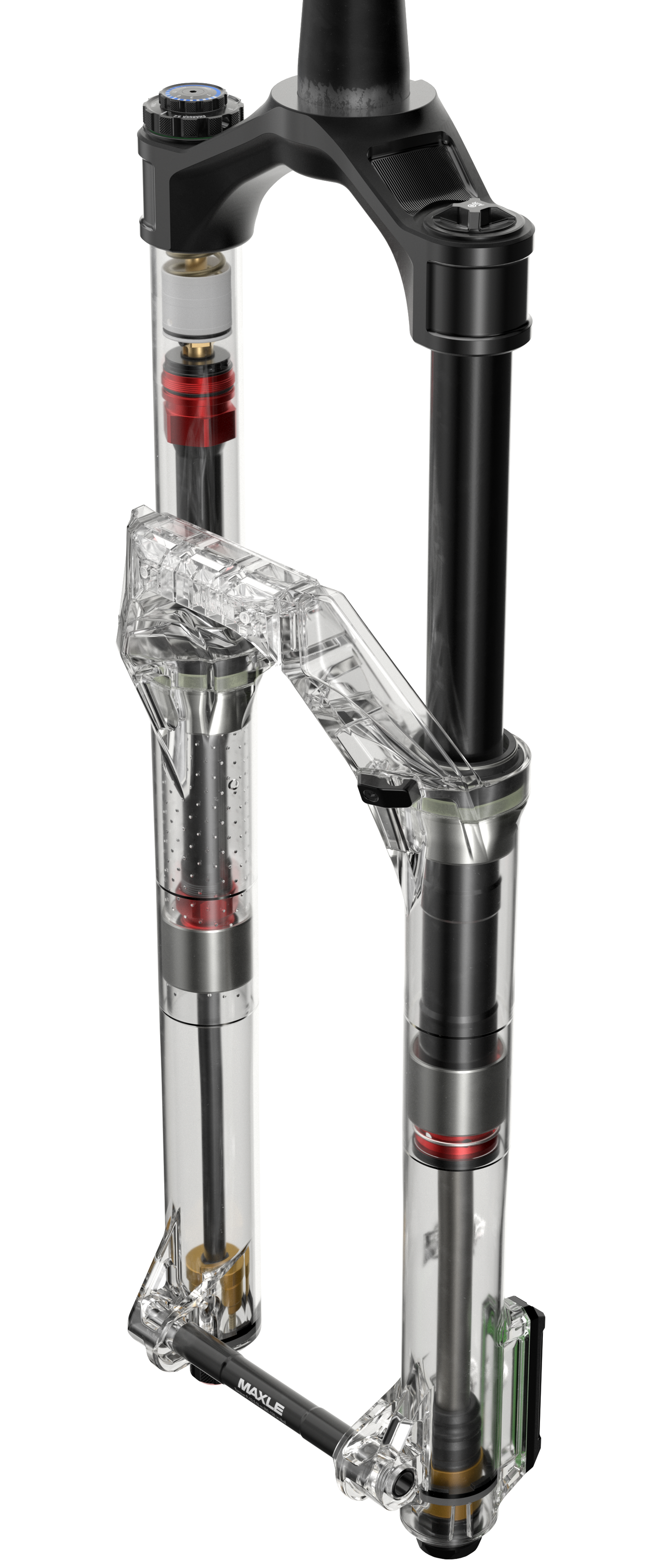 Gaffel Lyrik Ultimate CHARGER 3.2 RC2 - 27.5" Boost™ 15x110 Electric Red Alum Str Tpr 44offset C5/R55 LinearXL (inkluderar Bolt On Fenders,Star nut,Maxle Stealth)E1