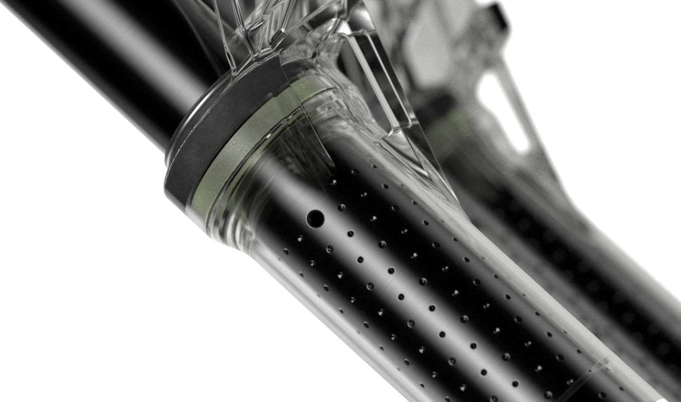 Gaffel Lyrik Ultimate CHARGER 3.2 RC2 - 27.5" Boost™ 15x110 Electric Red Alum Str Tpr 44offset C5/R55 LinearXL (inkluderar Bolt On Fenders,Star nut,Maxle Stealth)E1