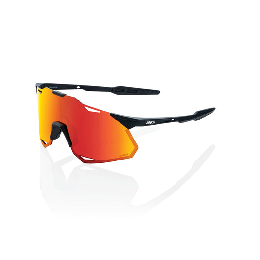 100% HYPERCRAFT XS Soft Tact Black Hiper Multilayer Mirror Red Skyddsglasögon