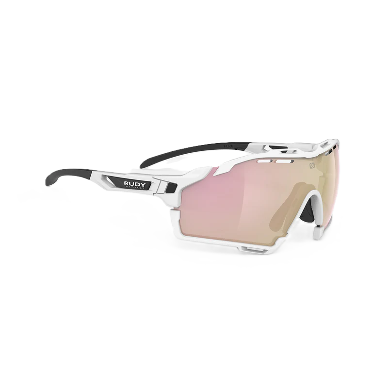 Solglasögon RUDY PROJECT CUTLINE Vita linser RP Optics Multilaser Rose Gold