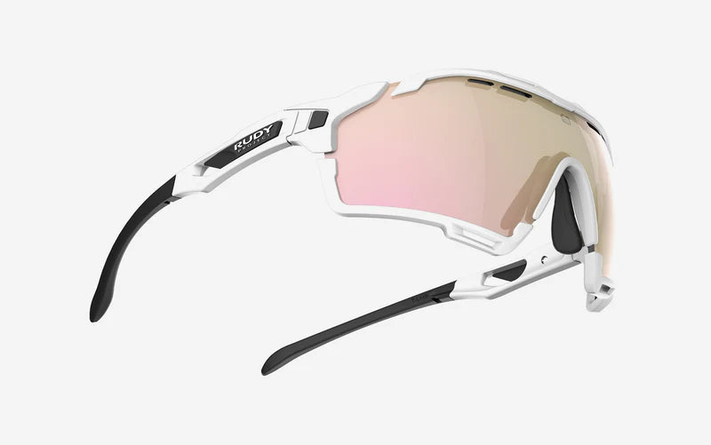 Solglasögon RUDY PROJECT CUTLINE Vita linser RP Optics Multilaser Rose Gold