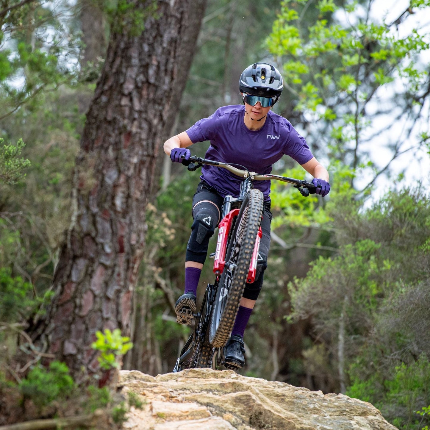 NORTHWAVE XTRAIL 2 Women's Short Sleeve Jersey Purple