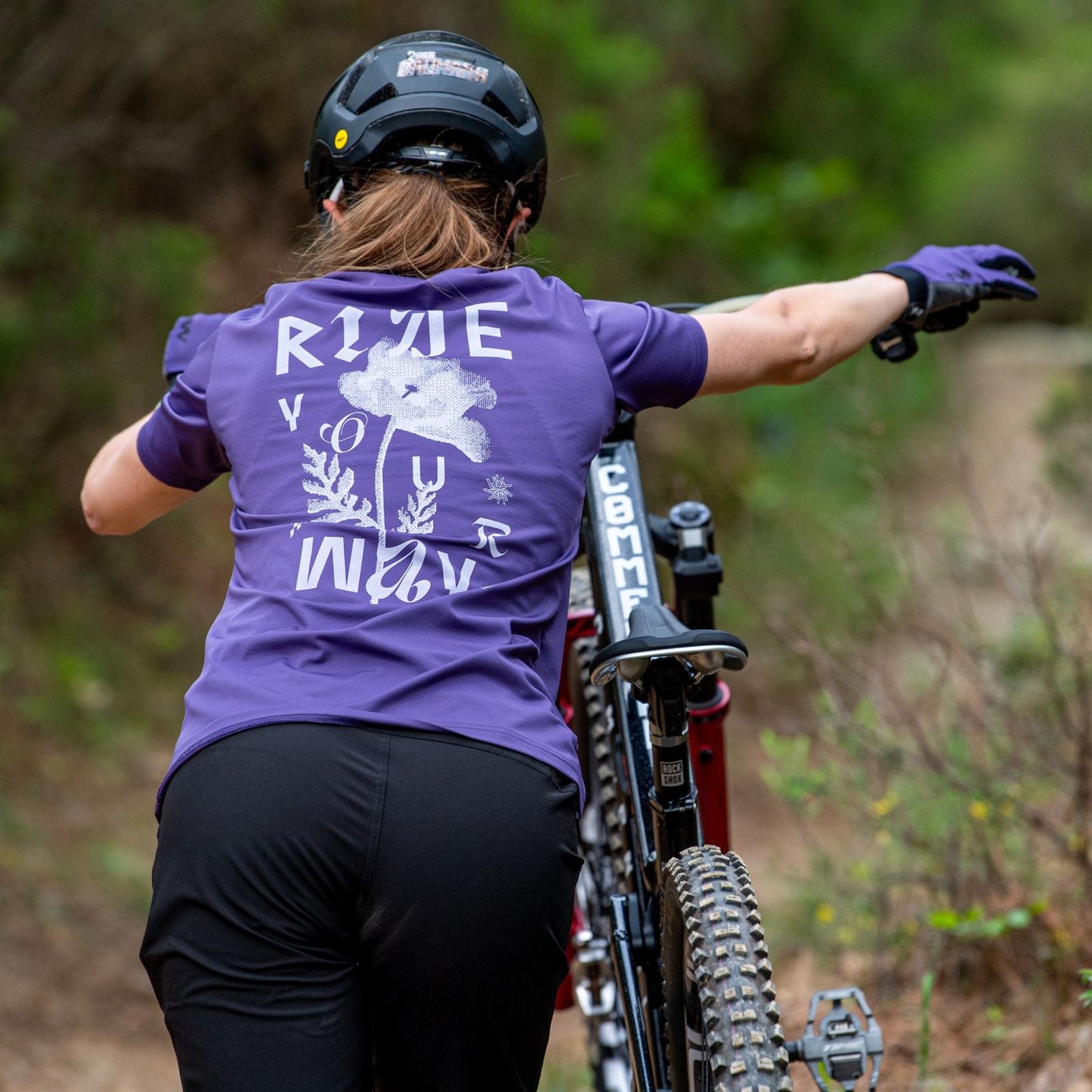 NORTHWAVE XTRAIL 2 Women's Short Sleeve Jersey Purple