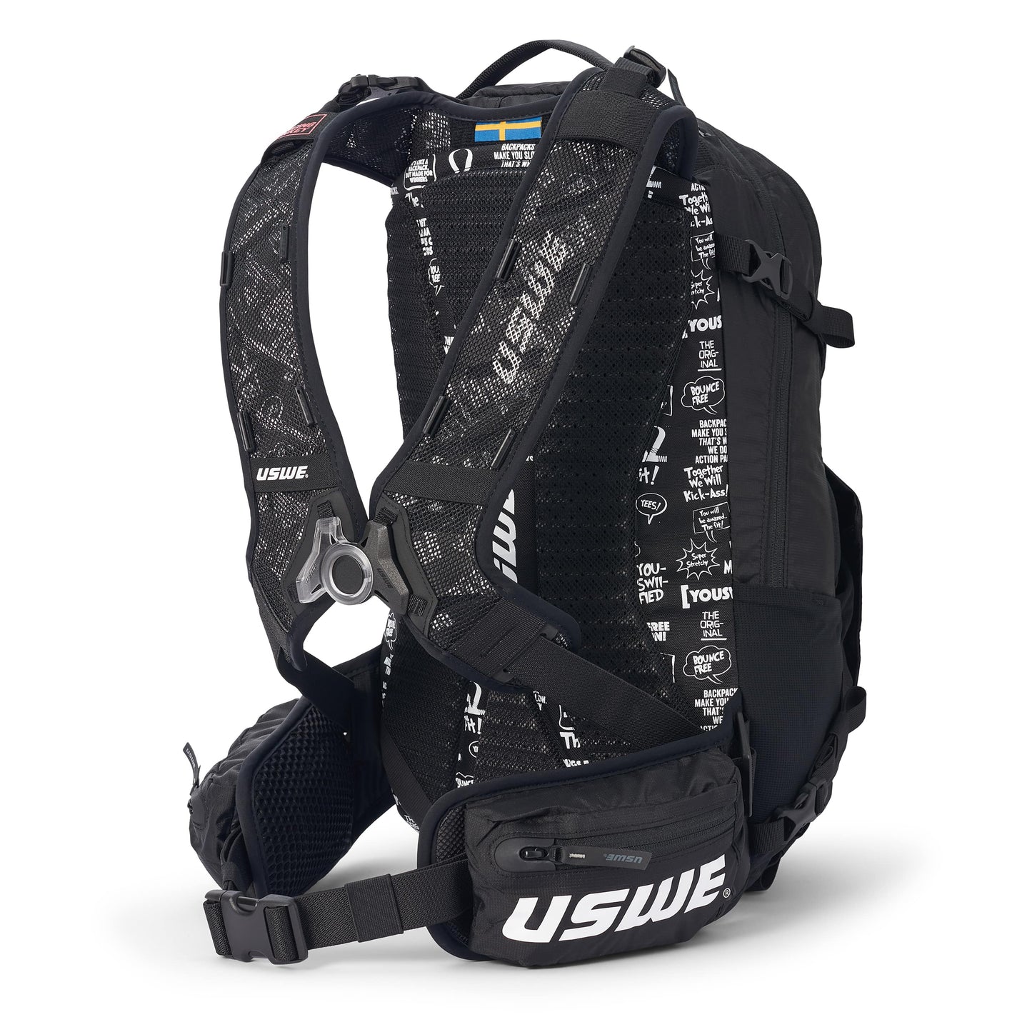 Ryggsäck USWE SHRED 16 L Svart