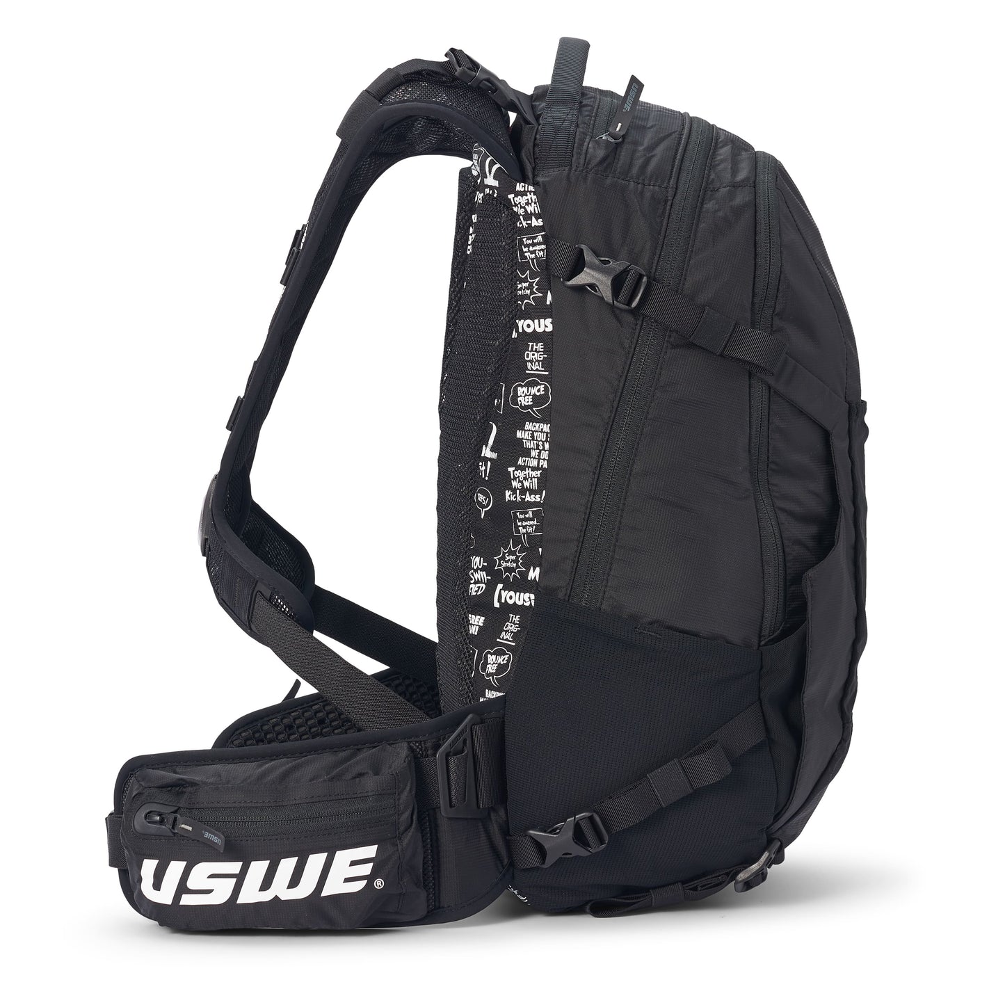 Ryggsäck USWE SHRED 16 L Svart