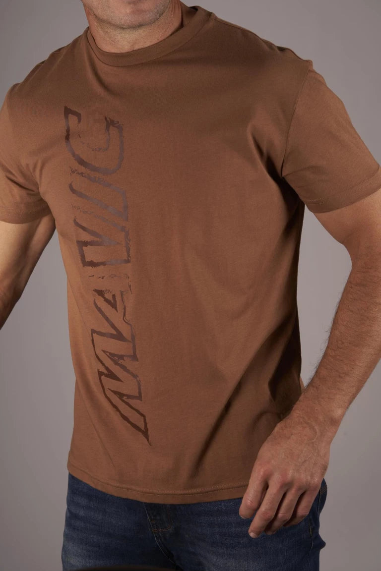 MAVIC CORPORATE VERTICAL T-shirt i brons