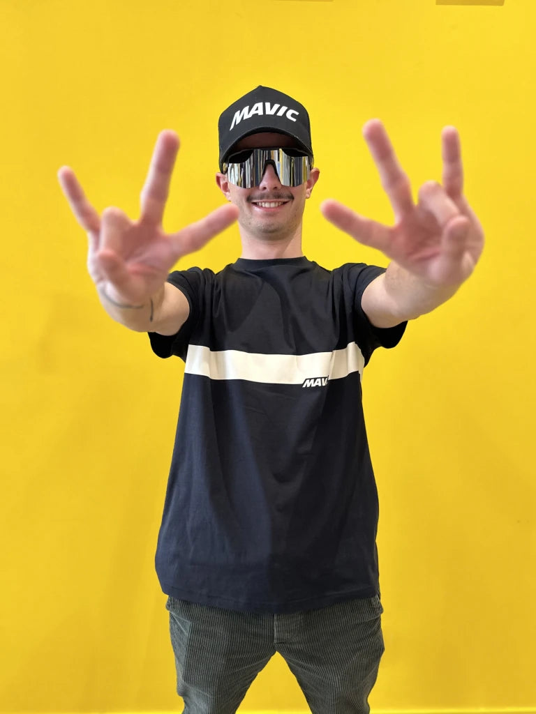 MAVIC CORPORATE STRIPE T-shirt Svart