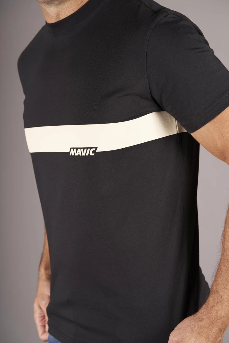 MAVIC CORPORATE STRIPE T-shirt Svart