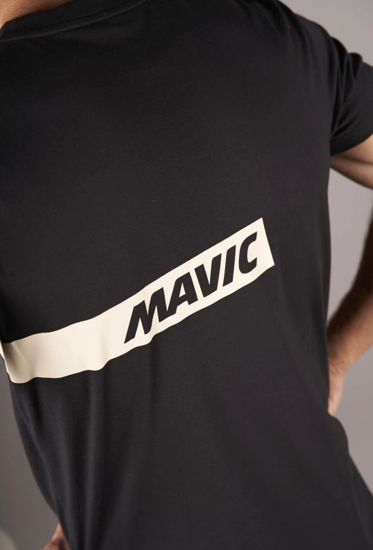 MAVIC CORPORATE STRIPE T-shirt Svart