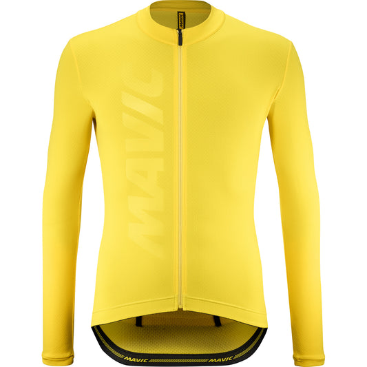 MAVIC AKSIUM THERMO Long Sleeve Jersey Yellow