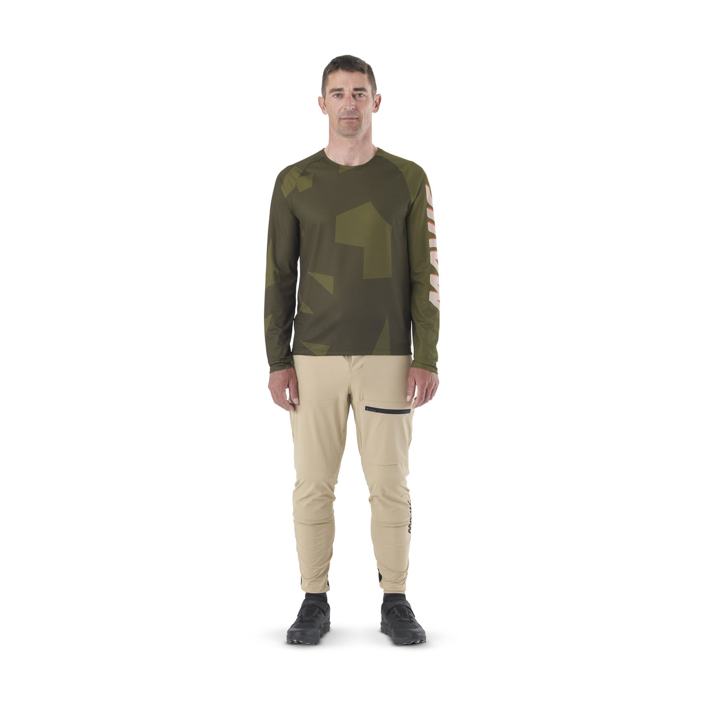 MAVIC DEEMAX ENDURO Långärmad Camo Jersey Khaki
