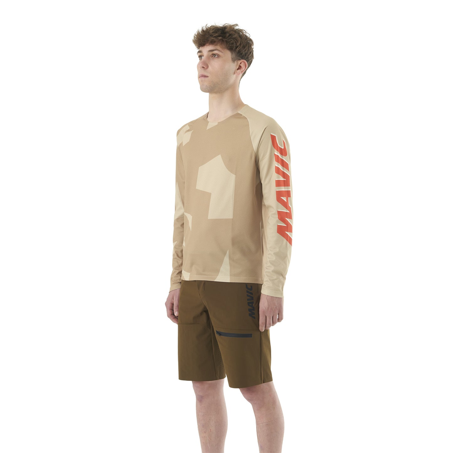 MAVIC DEEMAX ENDURO Långärmad Camo Beige Jersey