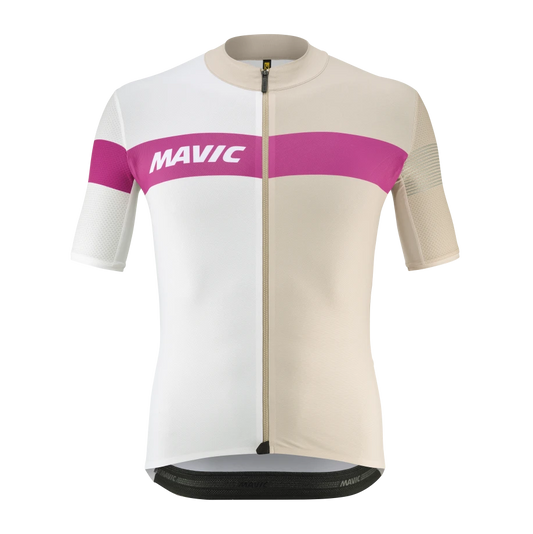 MAVIC KSYRIUM PRO Kortärmad Jersey Beige