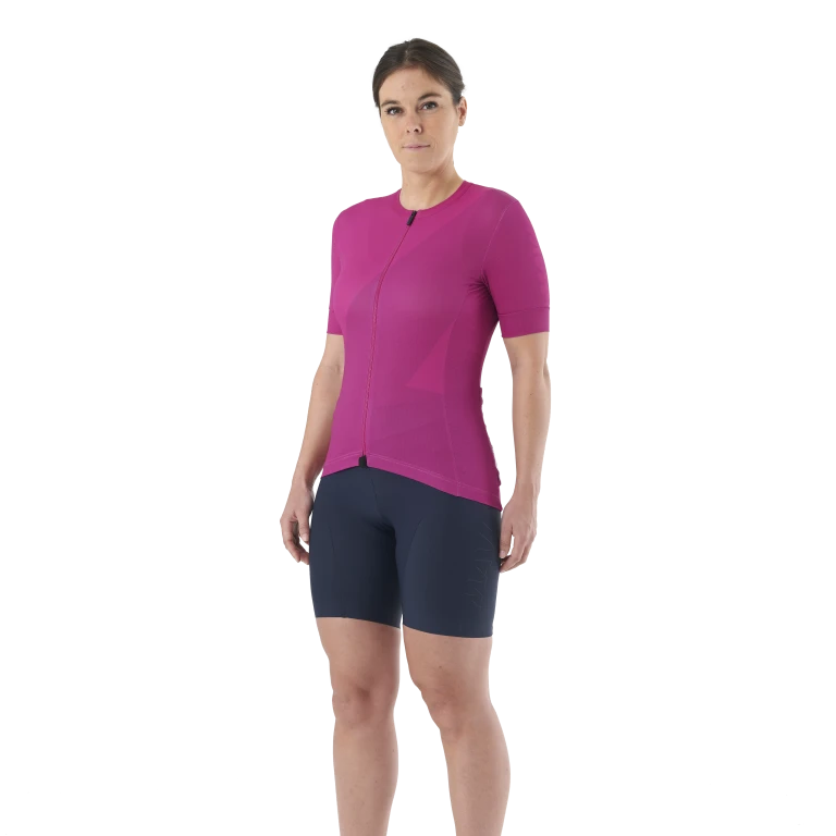 MAVIC AKSIUM GRAPHIC Short Sleeve Jersey Women Fushia