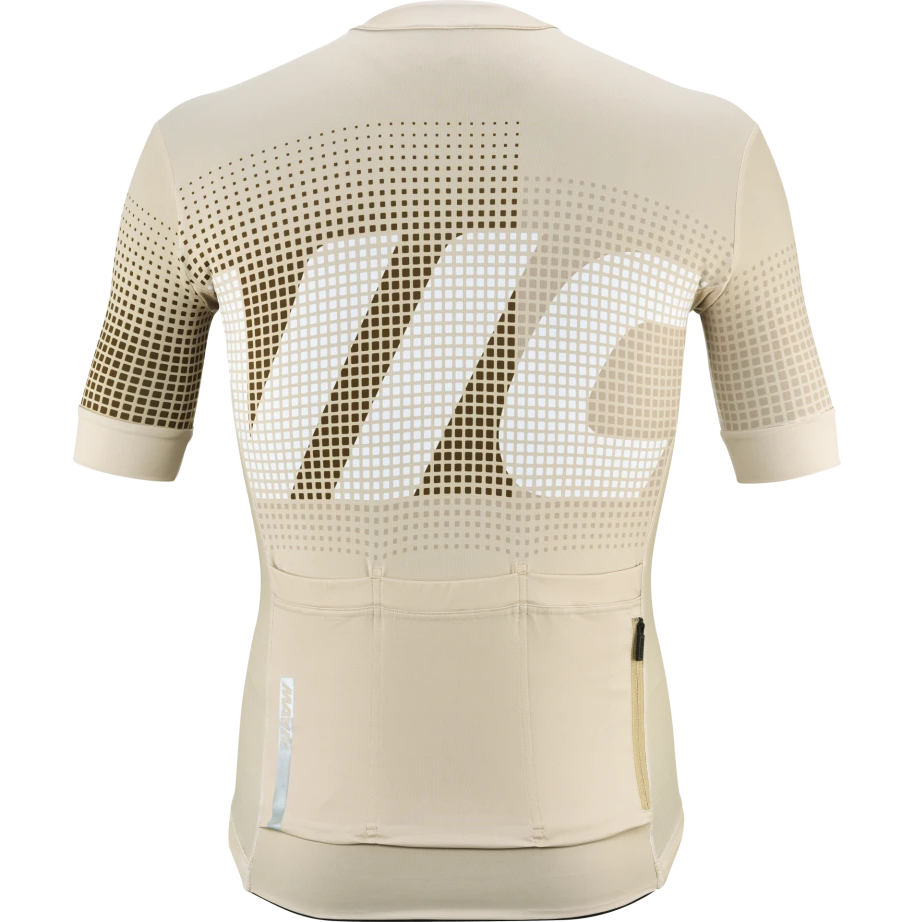 MAVIC AKSIUM GRAPHIC Kortärmad Jersey Beige