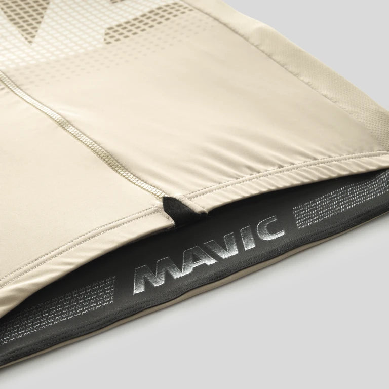 MAVIC AKSIUM GRAPHIC Kortärmad Jersey Beige