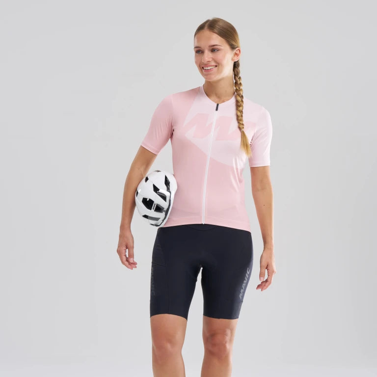 Kortärmad damtröja, rosa MAVIC ICON GRAPHIC