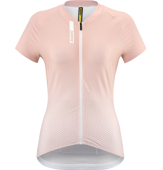 MAVIC AKSIUM Kortärmad Jersey, dam Rosa