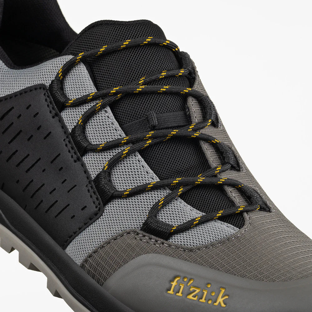Mountainbike-skor FIZIK TERRA ERGOLACE GTX FLAT Grå/Svart