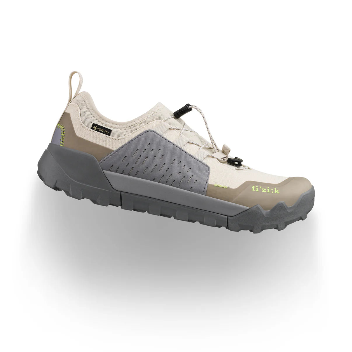 FIZIK ERGOLACE 2 GTX FLAT Mountain Bike Shoe, Beige/Gray