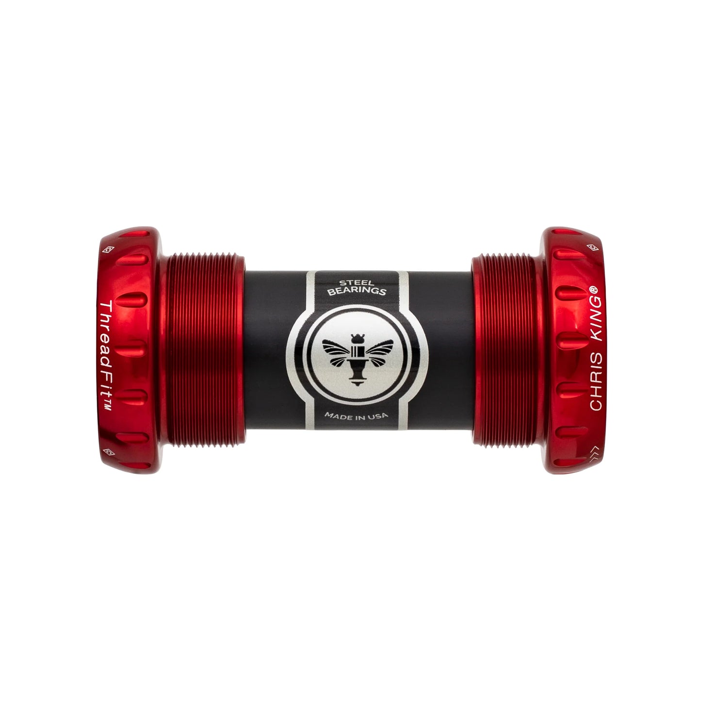 CHRIS KING ThreadFit 24 68/73mm Röd vevparti