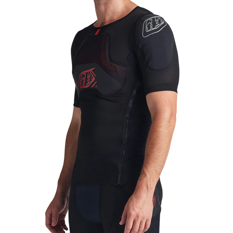 TROY LEE DESIGNS STAGE GHOST D3O Protection T-shirt kortärmad svart