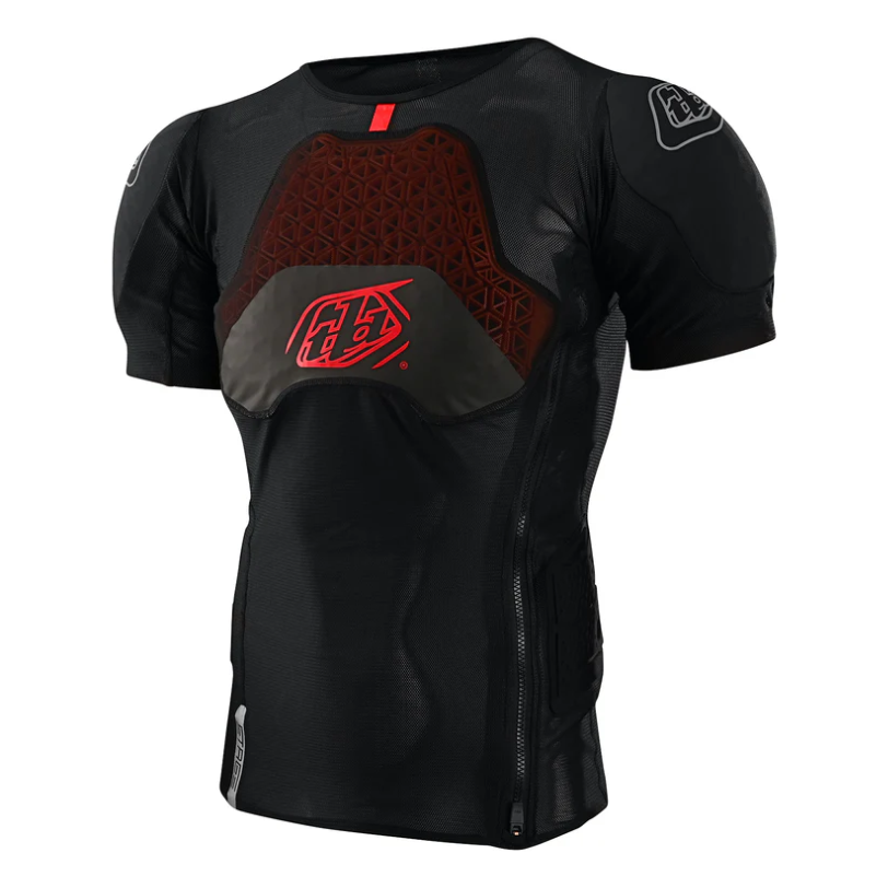 TROY LEE DESIGNS STAGE GHOST D3O Protection T-shirt kortärmad svart