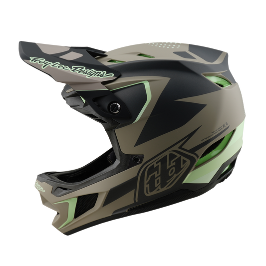 Troy Lee Design D4 COMPOSITE MIPS MTB-hjälm Brun/Svart/Gul