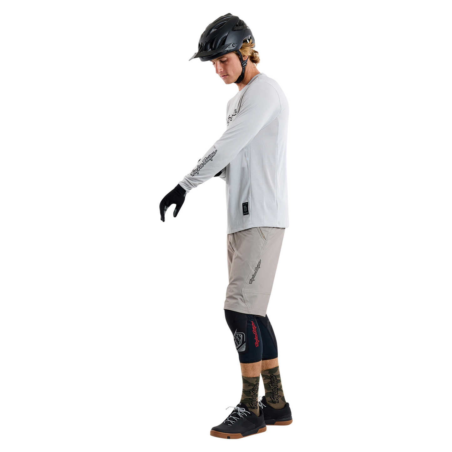 TROY LEE DESIGNS SKYLINE RIDE TEE SIGNATURE Jersey Långärmad Grå 2025
