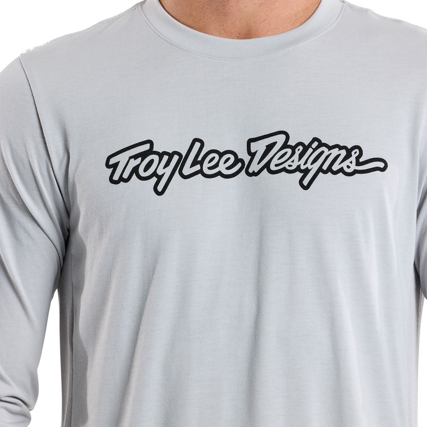 TROY LEE DESIGNS SKYLINE RIDE TEE SIGNATURE Jersey Långärmad Grå 2025