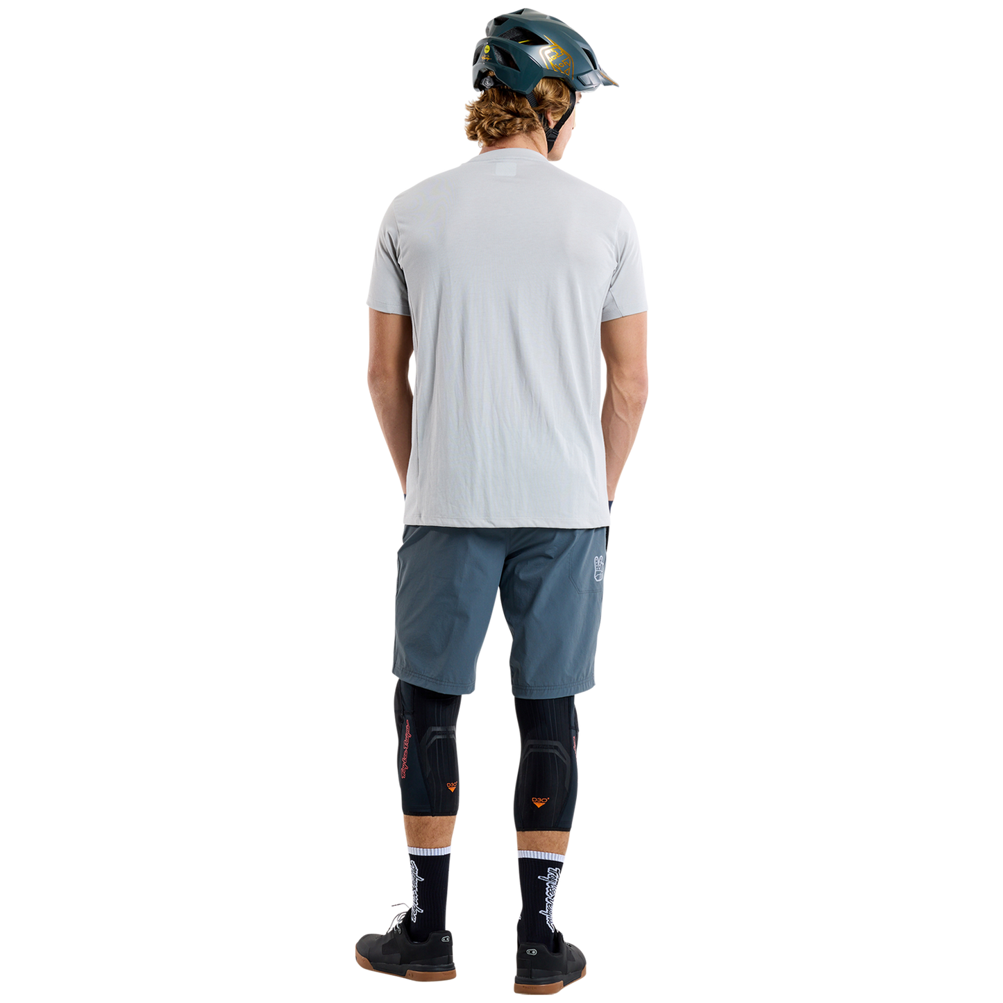 TROY LEE DESIGNS SKYLINE RIDE TEE SIGNATURE Jersey kortärmad grå 2025