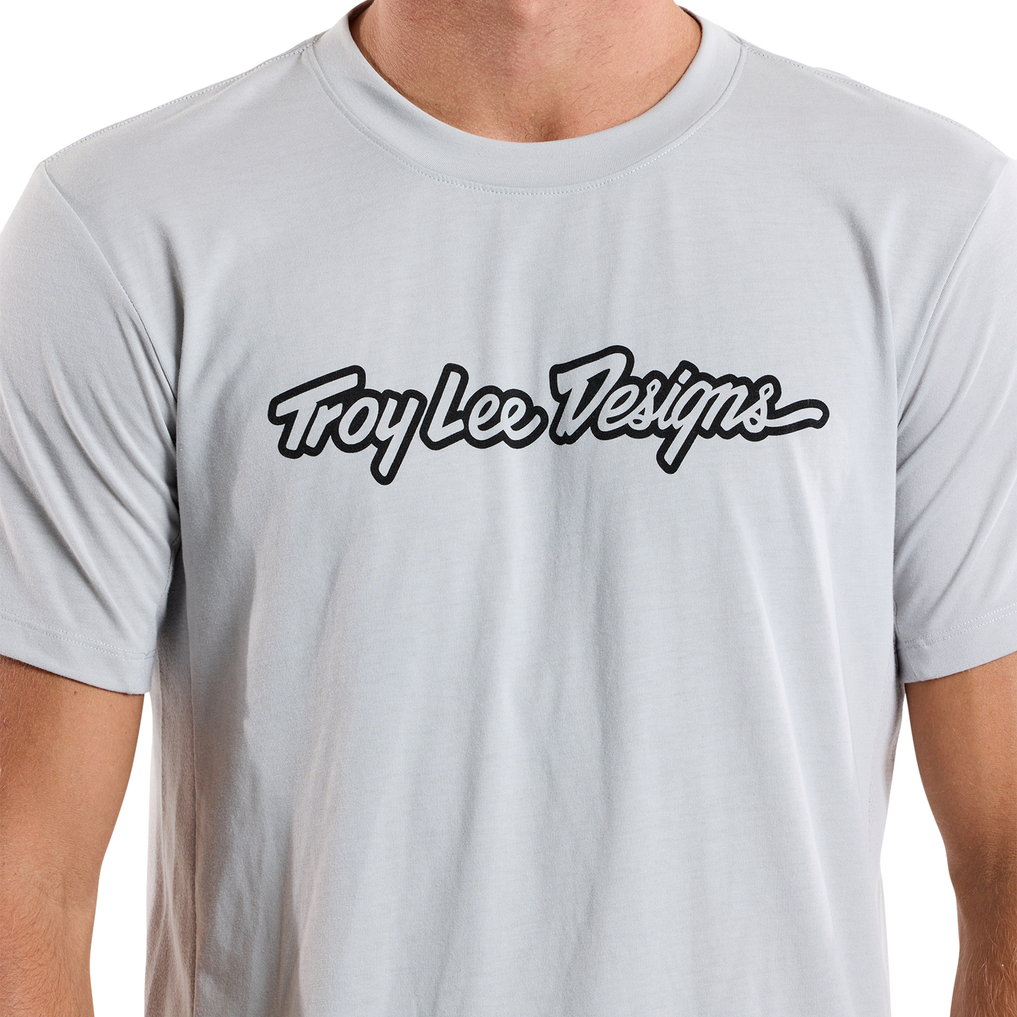 TROY LEE DESIGNS SKYLINE RIDE TEE SIGNATURE Jersey kortärmad grå 2025