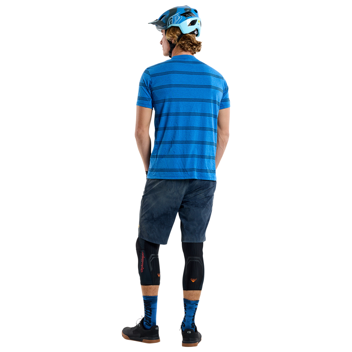 TROY LEE DESIGNS SKYLINE RIDE TEE WASH OUT Jersey kortärmad blå 2025