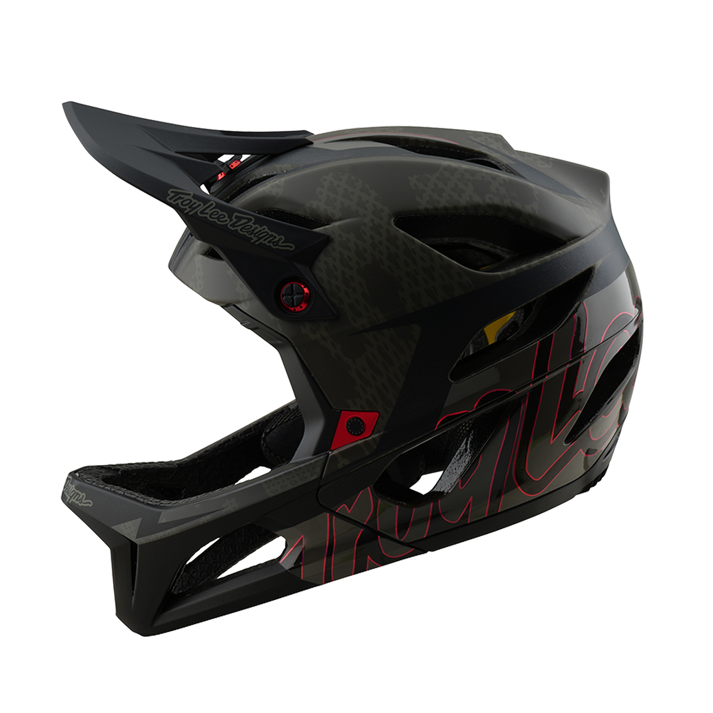 MTB-hjälm Troy Lee Design STAGE NEAUWAVE MIPS Camouflage Khaki 2025