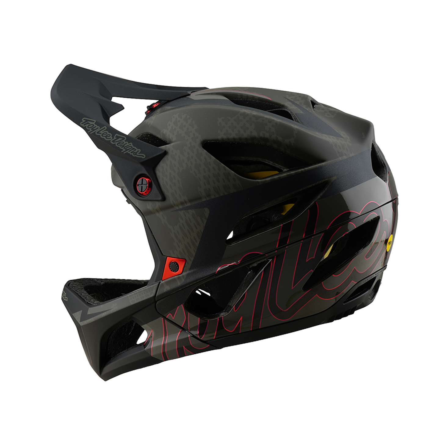 MTB-hjälm Troy Lee Design STAGE NEAUWAVE MIPS Camouflage Khaki 2025