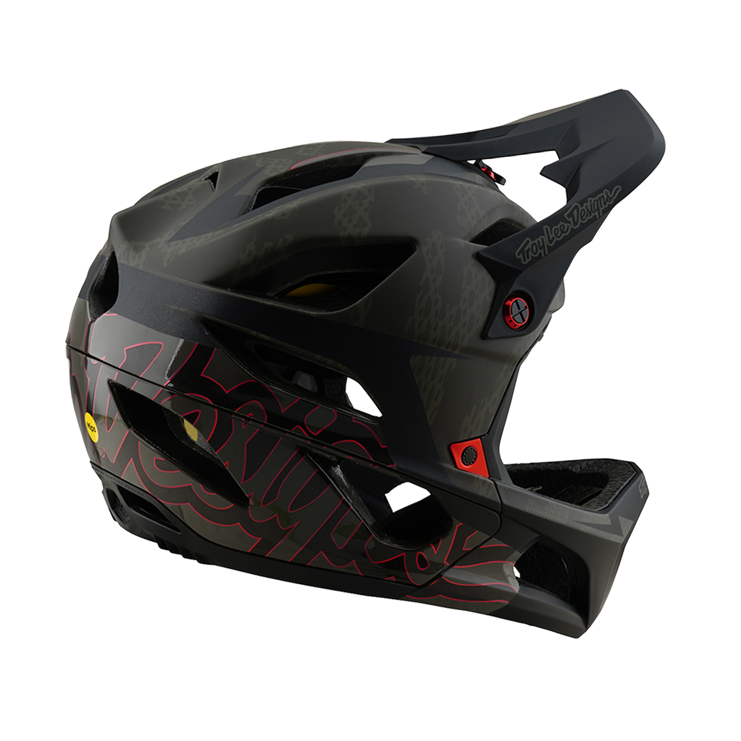 MTB-hjälm Troy Lee Design STAGE NEAUWAVE MIPS Camouflage Khaki 2025