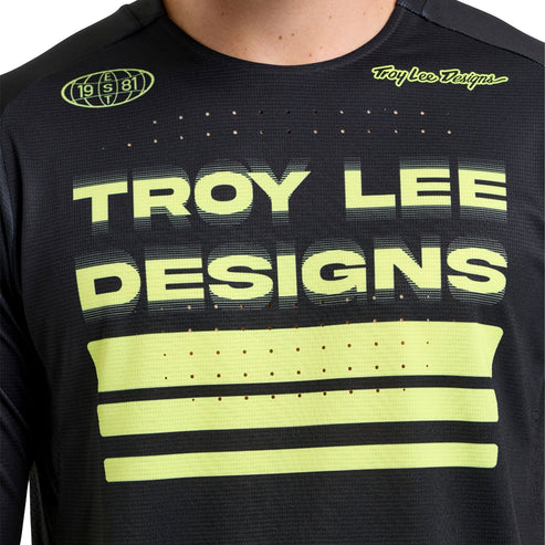 TROY LEE DESIGNS SPRINT långärmad tröja svart/gul