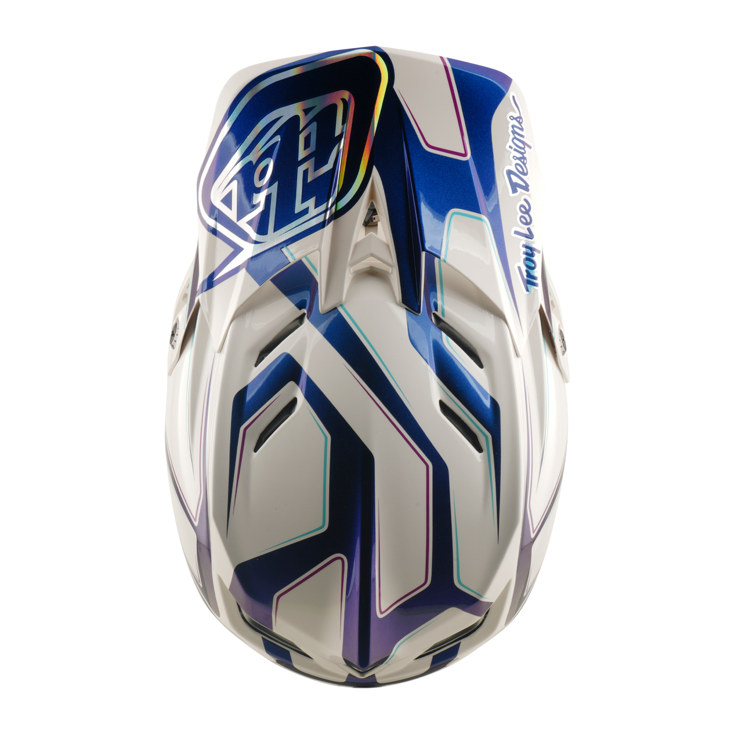 MTB helmet TROY LEE DESIGNS D4 COMPOSITE MIPS FLARED White