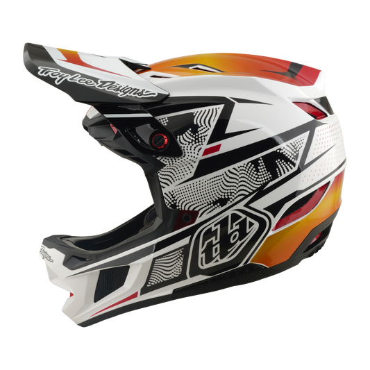 TROY LEE DESIGNS D4 COMPOSITE MIPS LINED UP MTB-hjälm Vit