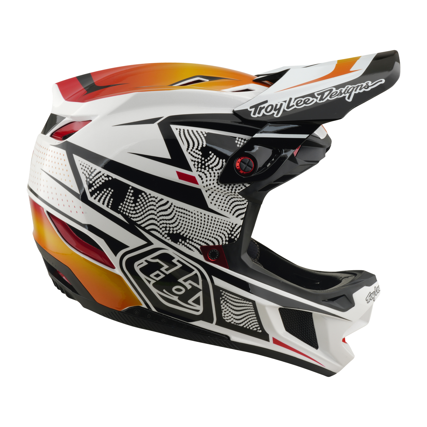 TROY LEE DESIGNS D4 COMPOSITE MIPS LINED UP MTB-hjälm Vit