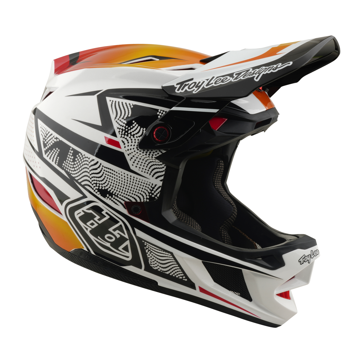 TROY LEE DESIGNS D4 COMPOSITE MIPS LINED UP MTB-hjälm Vit