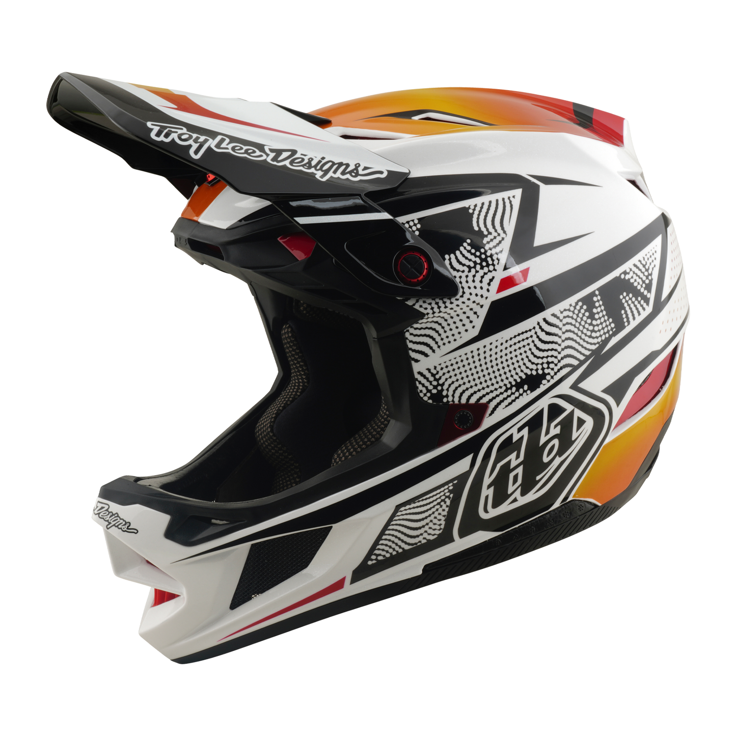 TROY LEE DESIGNS D4 COMPOSITE MIPS LINED UP MTB-hjälm Vit