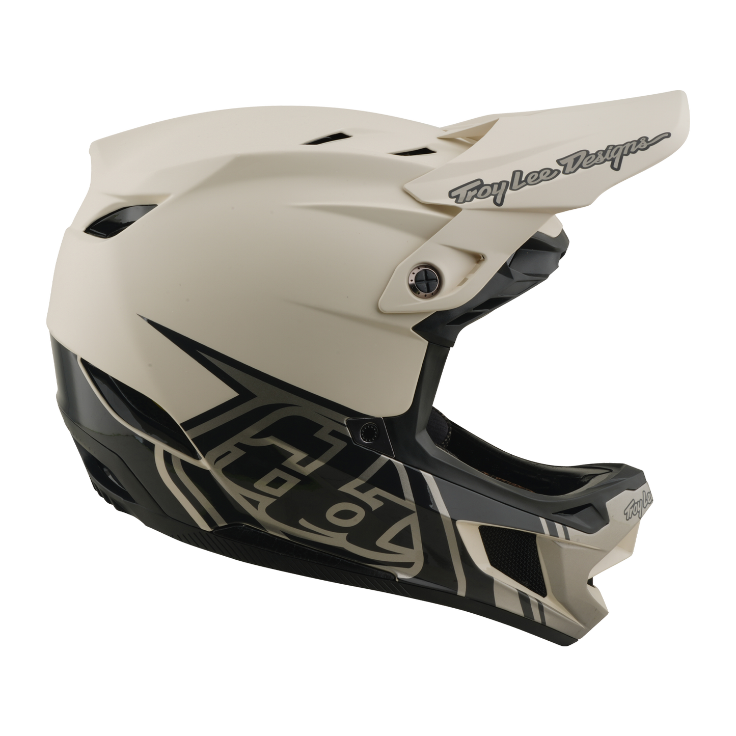 TROY LEE DESIGNS D4 COMPOSITE MIPS STEALTH PUMICE MTB-hjälm Vit