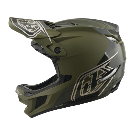 TROY LEE DESIGNS D4 POLYACRYLITE MIPS SHADOW BEETLE MTB-hjälm Khaki